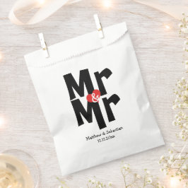 Sacolinha Sr. e Sr. Modern Wedding Personalizado