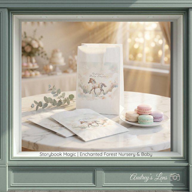 Sacolinha Storybook Magic Enchanted Forest  (Storybook Magic Enchanted Forest Favor Bag)