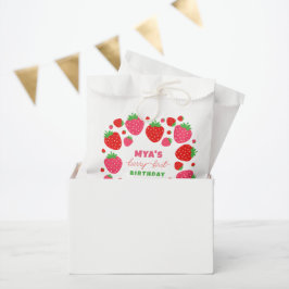 Sacolinha Strawberry Berry Primeiro Aniversário
