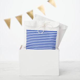 Sacolinha Stripes de combinação azul real de Shirley Taylo
