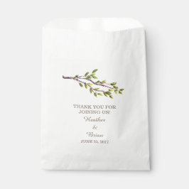 Sacolinha Sucursais Brutadas Bolsas de Favor de Casamento