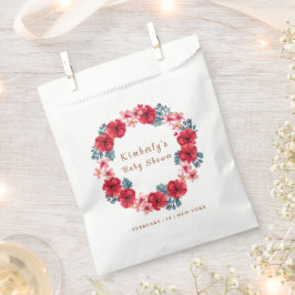 Sacolinha Summer Floral Wreath Chá de fraldas