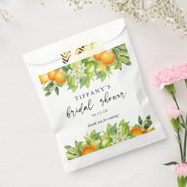 Sacolinha Summer Orange Lemon Citrus Chá de panela Obrigado (Selado)