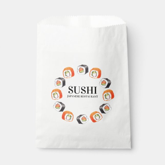 Sacolinha Sushi Comida Japonesa (Frente)