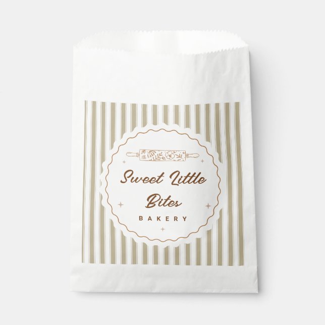 Sacolinha Sweet Little Bites Small Bakery Paper Bag (Frente)