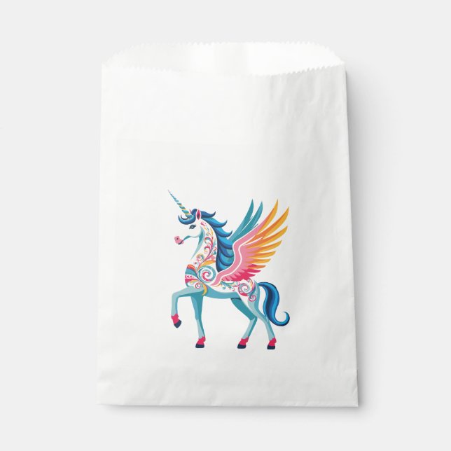 Sacolinha Swirling Unicorn (Frente)