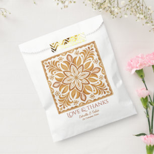 Sacolinha Talavera terracotta vintage favores do casamento m