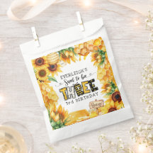 Tão doce para ser três anos floral 3º aniversário 