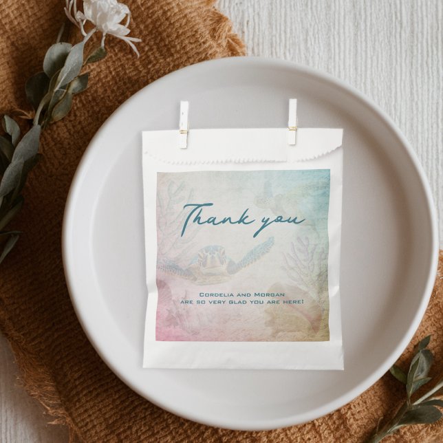 Sacolinha Tartarugas marinhas Vivendo Mares Oceanos Casament (Criador carregado)