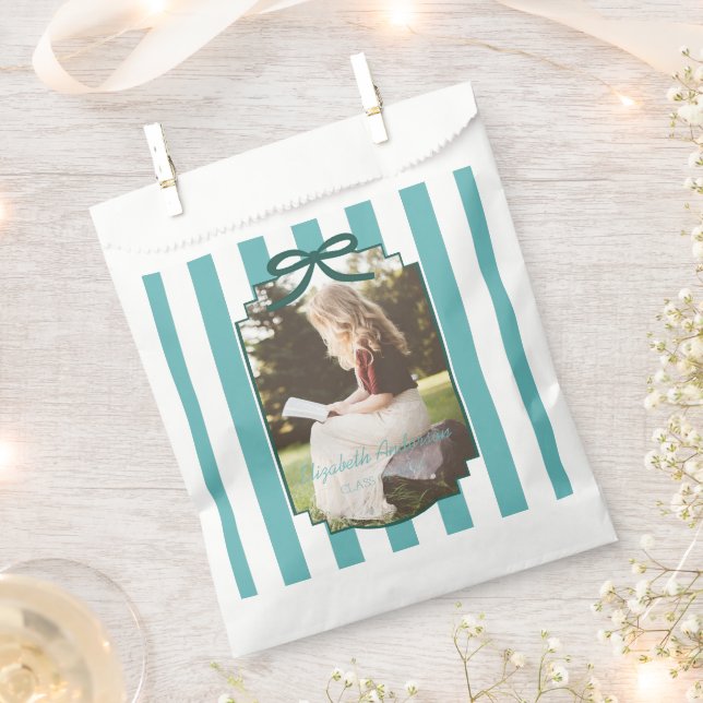 Sacolinha Teal Green Graduation (Cortado)