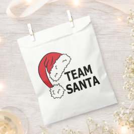 Sacolinha Team Santa ,Cool Christmas Gift