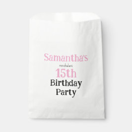 Sacolinha Teen Nonchalant Birthday Party Invitation