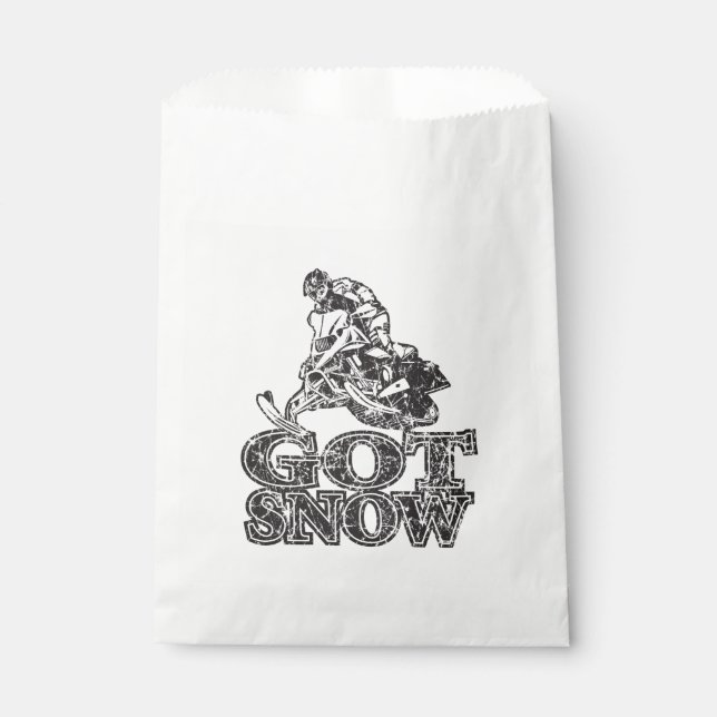 Sacolinha Tem Snowmobiler Neve (Frente)