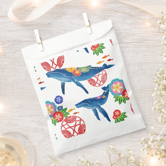 Sacolinha Tema de parte Okinawan bingata 002 (Cortado)