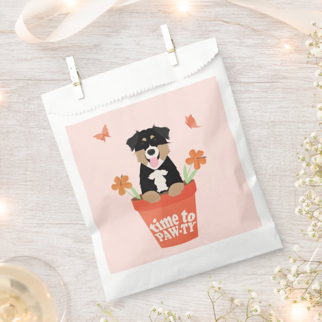 Sacolinha Tempo Para Um Cachorro Australiano Pawty (Cortado)