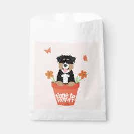 Sacolinha Tempo Para Um Cachorro Australiano Pawty