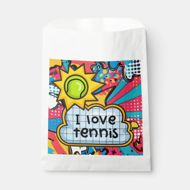 Sacolinha Tênis no abstrato de fundo pop de arte (Frente)