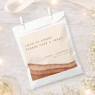 Sacolinha Terracotta Ombre Favor B do Casamento Boho Minim