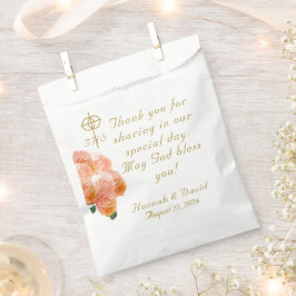 Sacolinha Terracotta Rosa Católica Casamento