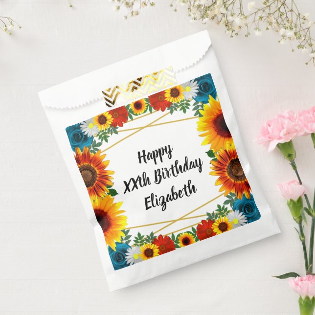 Sacolinha Terreno de Verão Floral Geométrico (Selado)