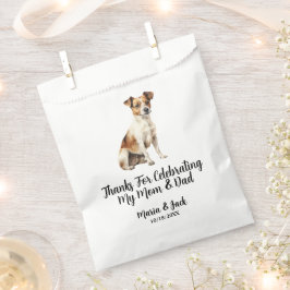Sacolinha Terrier Jack Russell Casamento de Pet Cor Completa