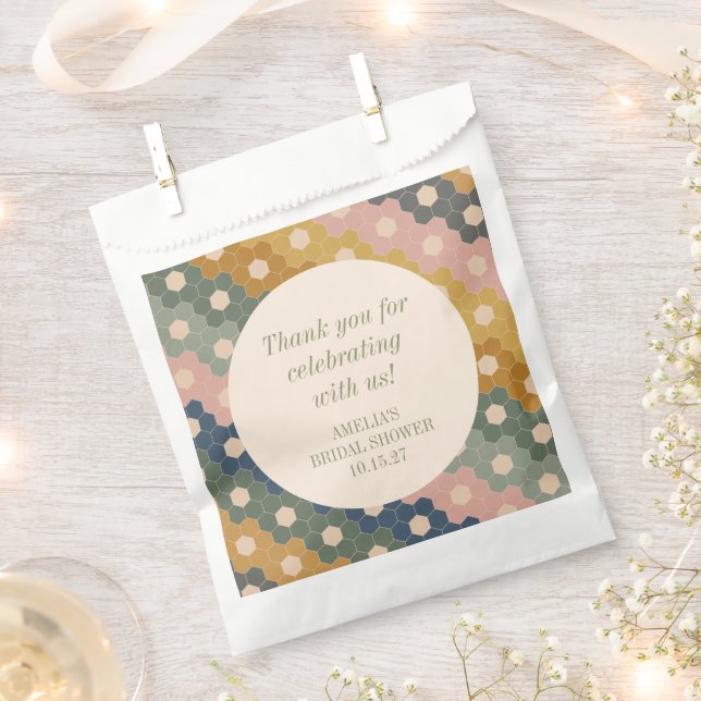 Sacolinha Terroso Boho Vintage Agradecimento Personalizado p (Cortado)