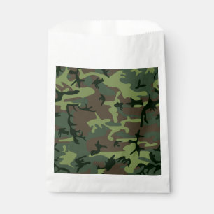 Sacolinha Teste padrão verde de Camo Brown da camuflagem