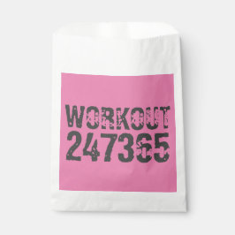 Sacolinha Texto vestido e arranhado Workout 247365 rosa