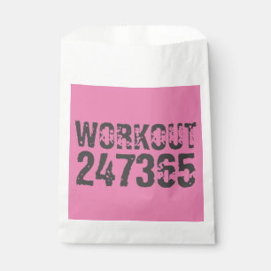 Sacolinha Texto vestido e arranhado Workout 247365 rosa
