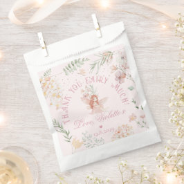 Sacolinha Thank you Fairy Much Fairy 1st Birthday Magical