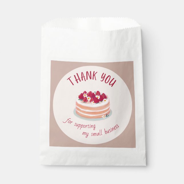 Sacolinha Thank You For Supporting my Small Business  (Frente)