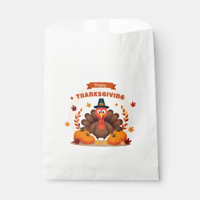 Sacolinha Thanksgiving large chicken (Frente)