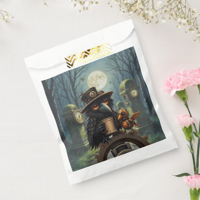 Sacolinha The raven powered by Coffee (Selado)