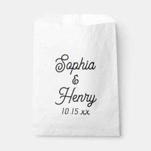 Sacolinha Tipografia Negra-Moderna de Script Elegante de Cas