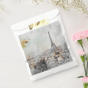 Sacolinha Torre Eiffel Paris França Presente para Festa de C