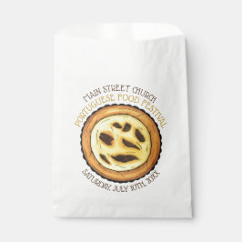 Sacolinha Torta de Creme de Ovo Portuguesa Festival de Comid