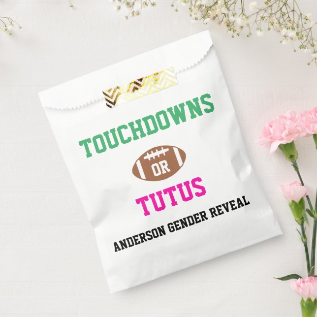 Sacolinha Touchdowns ou Revelação de Gênero de Tutus (Selado)