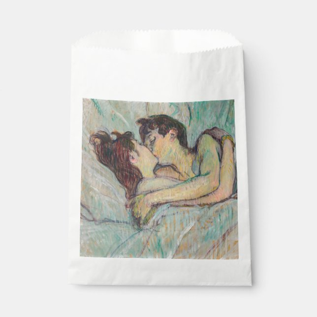 Sacolinha Toulouse-Lautrec - Na Cama, O Beijo (Frente)