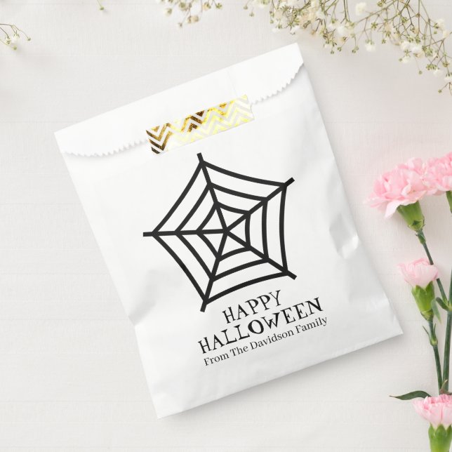 Sacolinha Tratamento personalizado preto branco na teia de a (Selado)