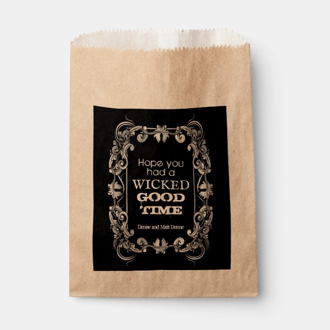 Sacolinha Tratamentos de Halloween de Boas Festas (Frente)