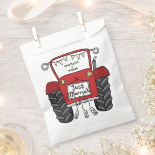 Sacolinha Trator Personalizado País Casado Favor Bag