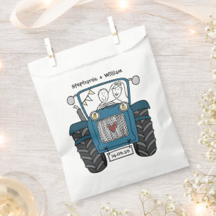 Sacolinha Trator Personalizado País Casado Favor Bag