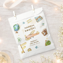 Sacolinha Travel Around The World Airplane Baby Shower