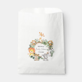 Sacolinha Trendy Greenery Selgle Safari Chá de fraldas