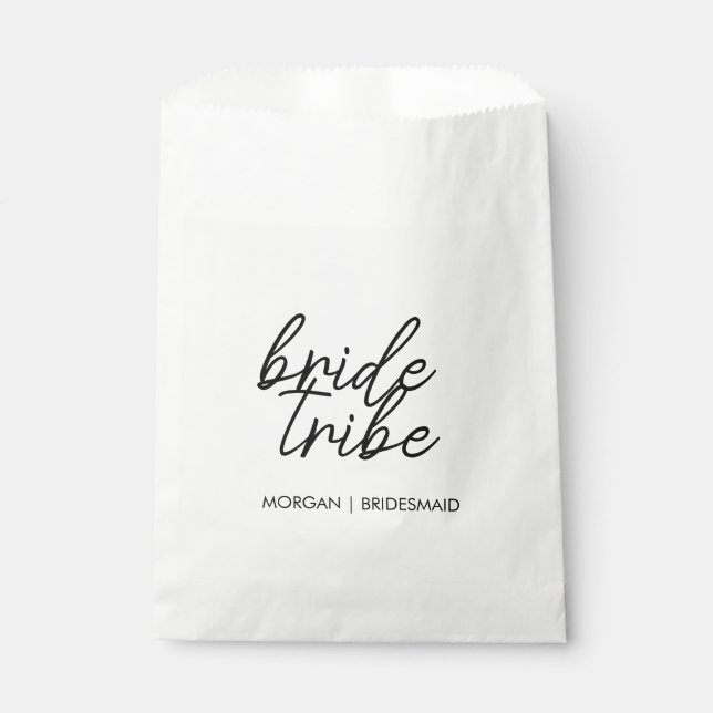 Sacolinha Tribo Bride | Bachelorette Bridesmaid Modern (Frente)