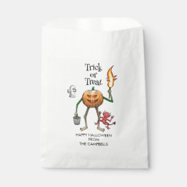 Sacolinha Trick ou Tratar Bolsas de Favor do Halloween