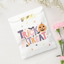 Trick ou Trate Halloween Favor Bag Treats Bag