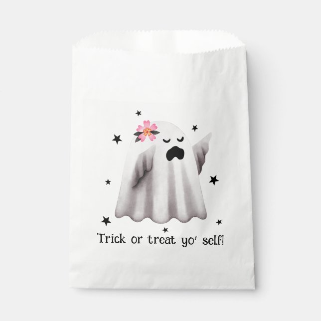 Sacolinha Trick ou trate o fantasma do seu próprio Halloween (Frente)