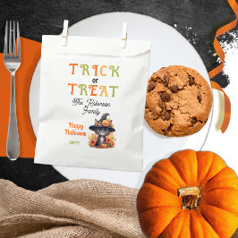 Sacolinha Truque de Foto do Chapéu de Bruxa de Gato Bonito o