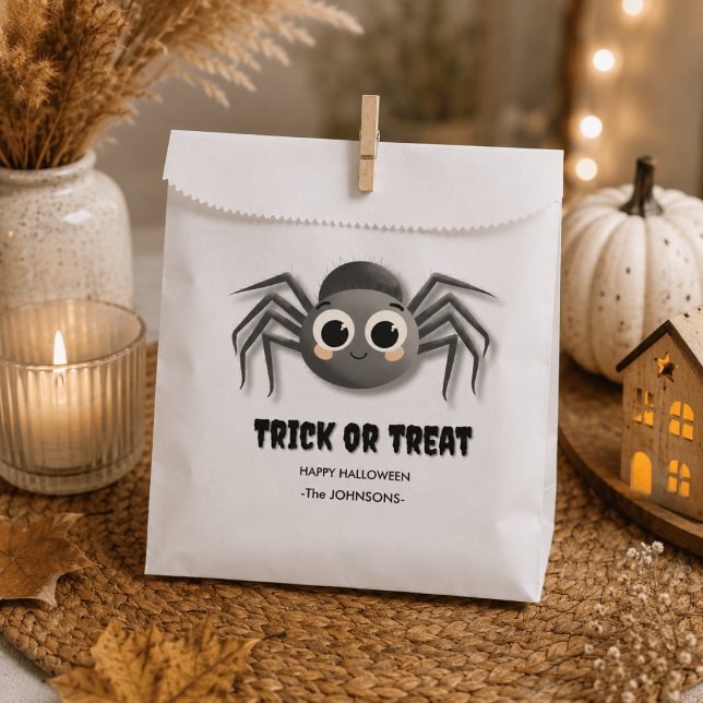 Sacolinha Truque ou tratamento de Halloween - Design de aran (Criador carregado)